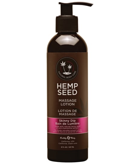 Earthly Body Hemp Seed Massage Lotion – 8 oz Skinny Dip by Earthly Body product image