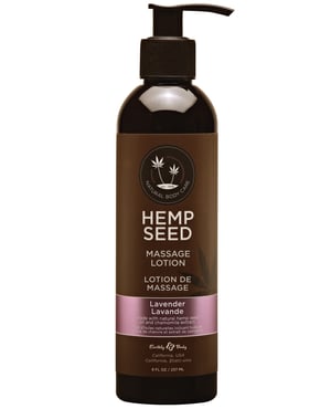 Earthly Body Hemp Seed Massage Lotion – 8 oz Lavender by Earthly Body product image