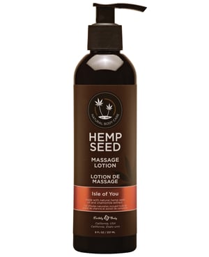 Earthly Body Hemp Seed Massage Lotion – 8 oz Isle of You by Earthly Body product image