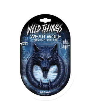 Wild Things Wear Wolf Vibrating Cock Ring by Hott Products product image