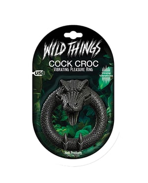 Wild Things Cock Croc Vibrating Cock Ring by Hott Products product image