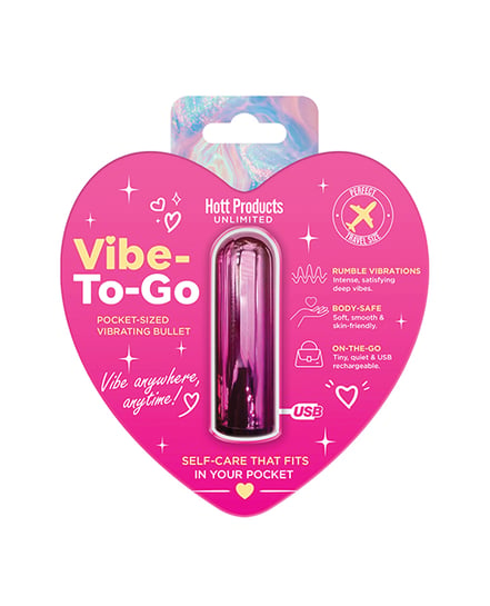 Vibe To Go Personal Mini Vibe – Pink by Hott Products product image