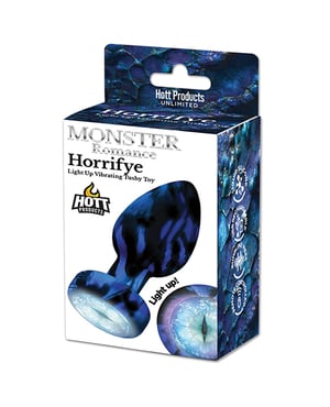 Monster Romance – Horrifye Light Up Butt Plug w/Remote by Hott Products product image