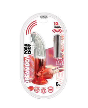 Wet Dreams Dream Boy 6″ Porkchop Jelly Dildo – Red by Hott Products product image