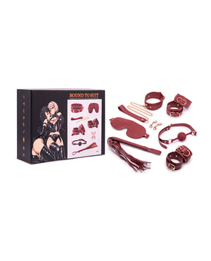 Anime Bound To Suit 7 pc Beginners Fantasy Bondage Restraint Set