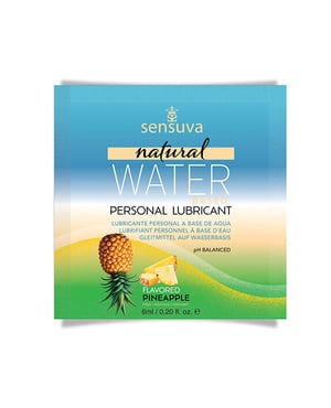 Sensuva Natural Water Based Personal Lubricant Single Packet – Pineapple by Sensuva product image