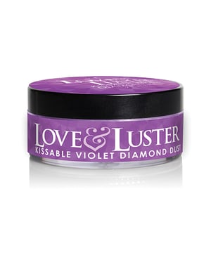 Sensuva Love & Luster Kissable Violet Diamond Dust Jar – 2 oz by Sensuva product image