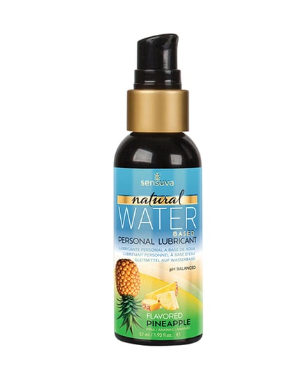 Sensuva Natural Water Based Lubricant – Pineapple 2 oz by Sensuva product image
