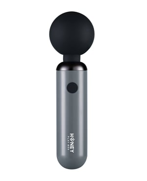 Pomi Wand Clit Tease Vibrating Wand – Grey by Honey Play Box product image