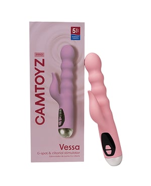 Camtoyz Vessa G-Spot & Clitoral Vibrator – Pink by Camtoyz product image