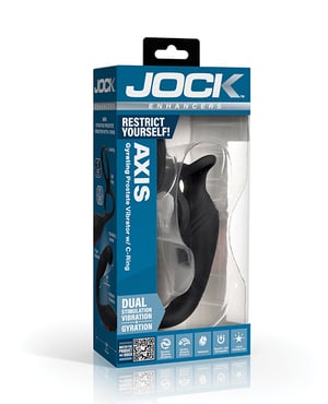 Curve Toys Jock Gyrating Prostate Vibrator w/C-Ring