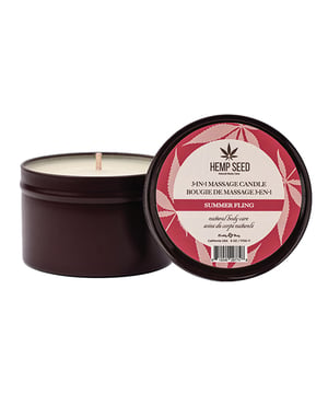 Earthly Body Summer 2025 3 in 1 Massage Candle – 6 oz Summer Fling by Earthly Body product image