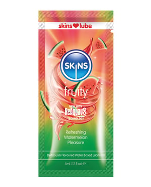 Skins Water Based Lubricant – 5 ml Foil Watermelon by Creative conceptions product image