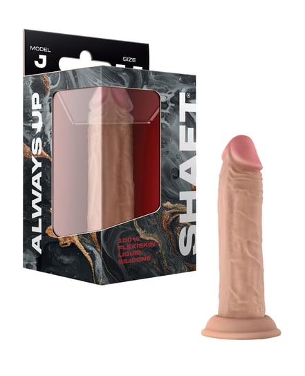 Shaft Model J Flexskin Liquid Silicone 5.5″ Dong – Pine – Ivory by Shaft product image