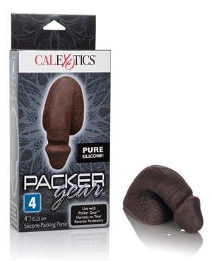 Packer Gear 4″ Silicone Packing Penis – Black by Packer Gear product image