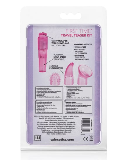 First Time Travel Teaser Kit - Pink