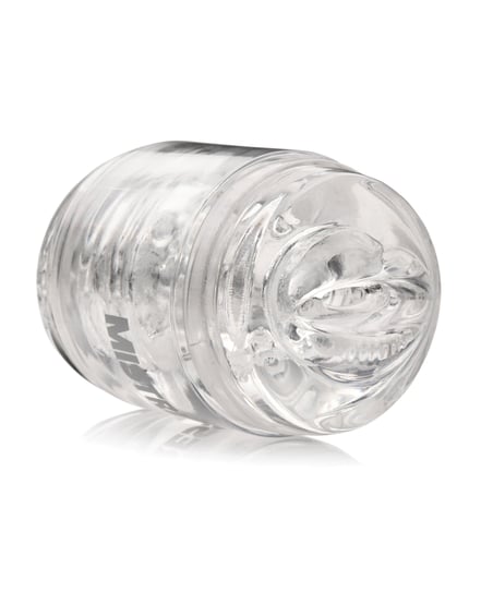Curve Toys Mistress Double Shot Mini Masturbator Mouth & Pussy - Clear