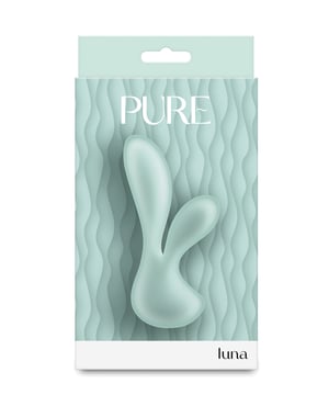 Pure Luna Petite Rabbit Vibrator – Teal by Pure product image