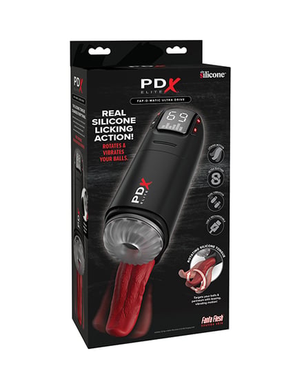 PDX Elite Fuck-O-Matic Ultra Drive – Clear by Pipedream Products product image