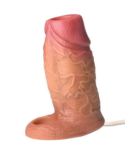 Curve Toys Jock Enhancers Squirting Silicone Penis Enhancer - Medium