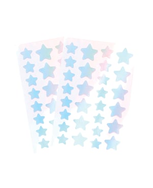 Neva Nude Unicorn Wishes Holographic Iridescent Star Hydrocolloid Acne Pimple Stickers 56 pk by Neva nude product image