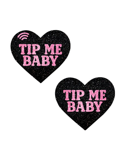 Neva Nude Pink Tip Me Baby Heart Smart NFC Pasties Tap to Tip – O/S by Neva nude product image
