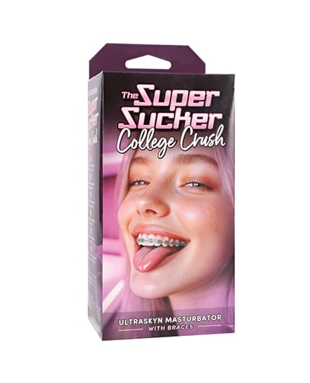 The Super Sucker College Crush ULTRASKYN Masturbator w/Braces by Doc Johnson product image