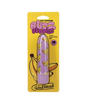 GoodHead Buzz Buddies 5″ Multi-Speed Vibe – Bananas by GoodHead product image