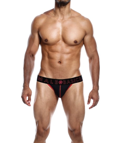 Male Basics Neon Jockstrap - Red XL