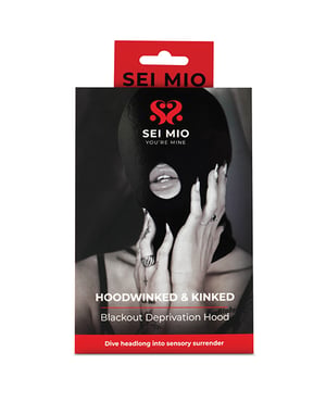 Sei Mio Hoodwinked & Kinked Deprivation Hood w/Blackout Panel by Creative conceptions product image