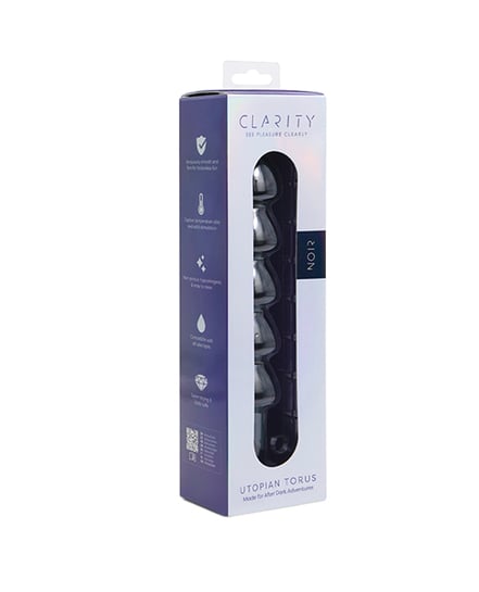 Clarity Glass Dildo - Torus