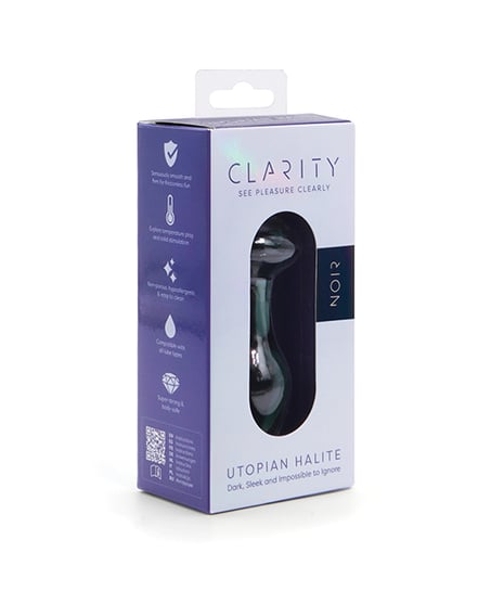 Clarity Glass Dildo - Halite