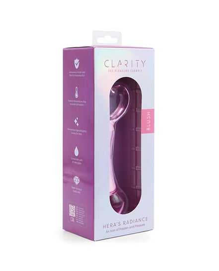 Clarity Glass Dildo - Radiance
