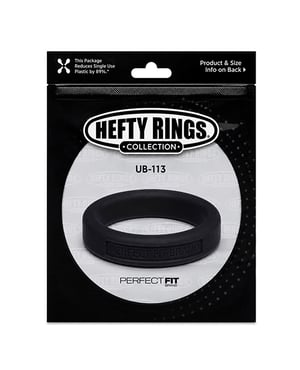 Perfect Fit Hefty Ring 1.4″ Silicone – Black by Perfect Fit Brand product image
