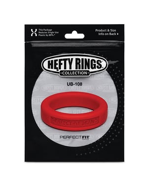 Perfect Fit Hefty Ring 1.4″ Silicone – Red by Perfect Fit Brand product image