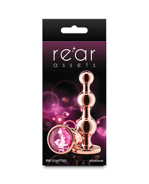 Rear Assets Beads Small – Rose Gold/Pink by NS Novelties product image