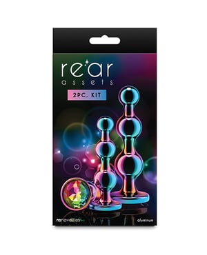 Rear Assets Beads Trainer Kit – Multicolor/Rainbow by NS Novelties product image