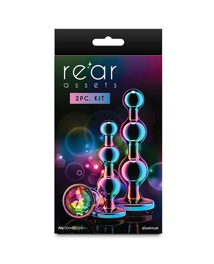 Rear Assets Beads Trainer Kit – Multicolor/Rainbow by NS Novelties product image