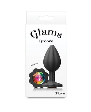 Glams Groove Medium – Black/Rainbow by NS Novelties product image
