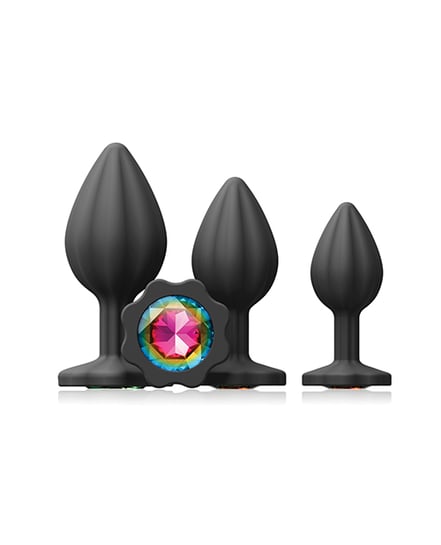 Glams Groove 3pc Kit - Black/Rainbow