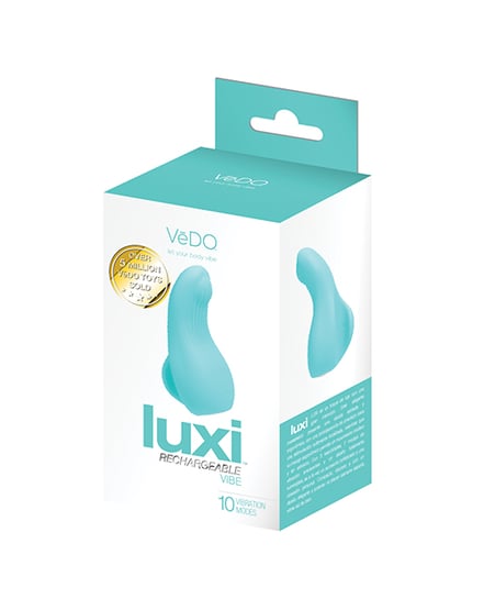 VeDo Luxi Rechargeable Clitoral Finger Vibe – Turquoise by Vedo product image