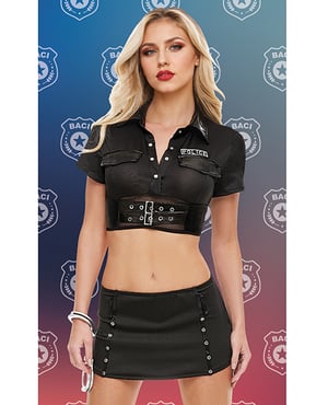 Dreams by Baci Lingerie Badge of Desire 4-pc Set – Black One Size Fits Most by Dreams by Baci Lingerie product image