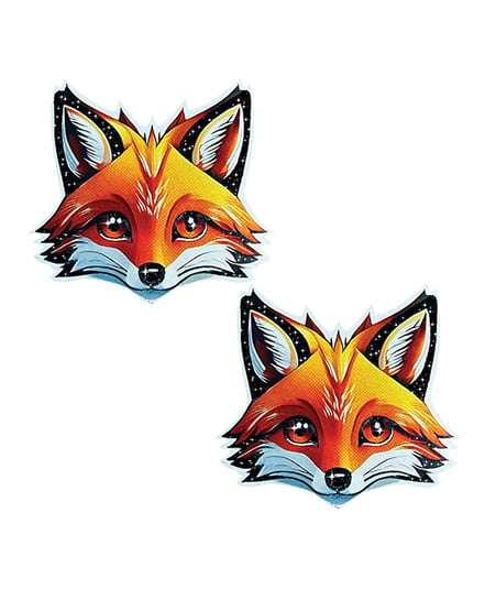 Neva Nude What Did The Fox Say Glitter Pasties – Orange O/S by Neva nude product image