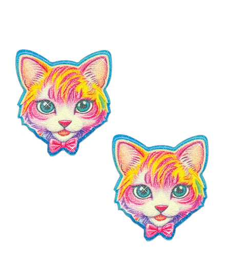 Neva Nude Glitter Purrfection Kitty Cat Pasties – Multicolor O/S by Neva nude product image
