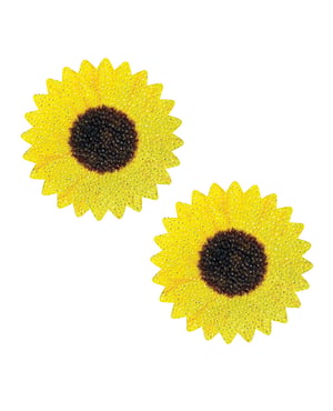 Neva Nude Freaking Awesome Seductive Sunflower Power Pasties – Yellow O/S by Neva nude product image