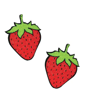 Neva Nude Juicy Strawberry Glitter Pasties – Multicolor O/S by Neva nude product image