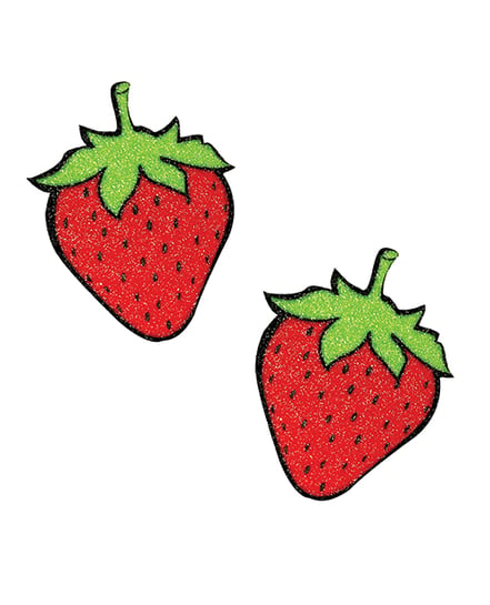 Neva Nude Juicy Strawberry Glitter Pasties – Multicolor O/S by Neva nude product image