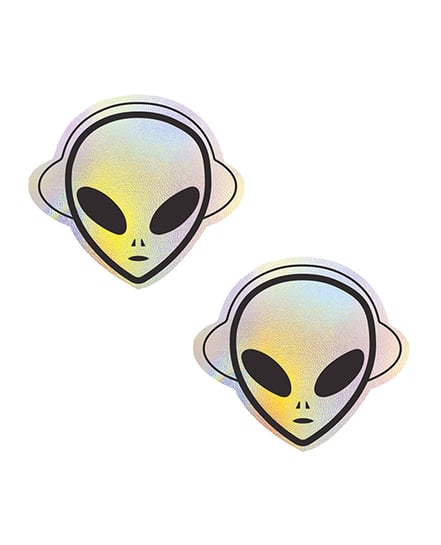 Neva Nude Kanye The Alien Super Holographic Pasties – Multicolor O/S by Neva nude product image
