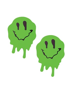 Neva Nude Good Times Blacklight Pasties – Neon Green O/S by Neva nude product image
