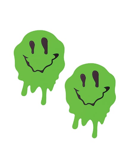 Neva Nude Good Times Blacklight Pasties – Neon Green O/S by Neva nude product image